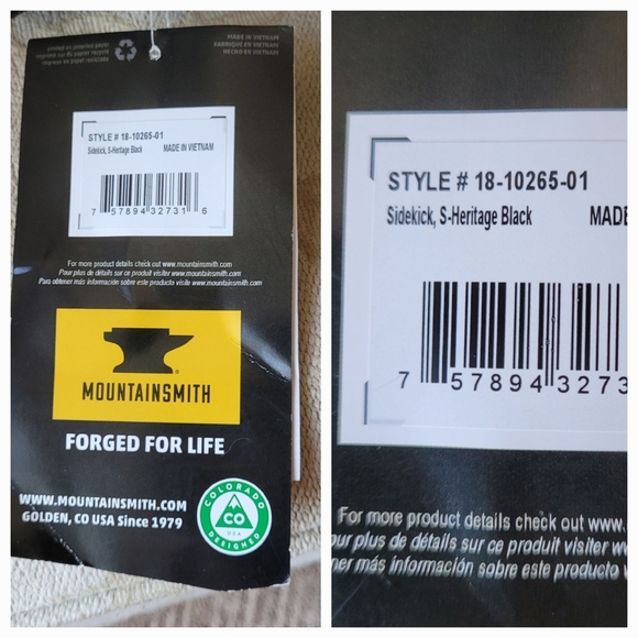 NEW MOUNTAIN SMITH FORGED FOR LIFE SIDEKICK BELT BAG FANNY PACK BLACK SMALL - Picture 15 of 16